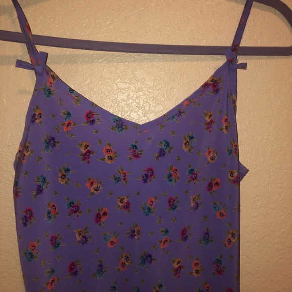 LAVENDER MAXI FLORAL BEACH DRESS FROM EXPRESS - Picture 2 of 5